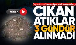 Zonguldak’ta esnaf tıkanan rögarı kendi imkanlarıyla açtı: Çıkan atıklar 3 gündür alınmadı