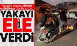 Zonguldak’ta kazanın ardından kaçan ehliyetsiz ve alkollü sürücü yakalandı