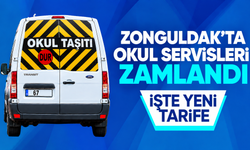 Zonguldak'ta okul servis ücretleri belli oldu! İşte yeni tarife...