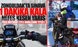 Zonguldak’ta nefes kesen KPSS anı: Polis sınava 1 dakika kala yetiştirdi!