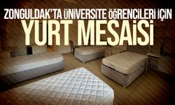 Zonguldak’ta üniversite öğrencileri için yurt mesaisi
