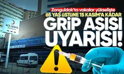 Zonguldak'ta vakalar yükseldi: 65 yaş üstüne grip aşısı uyarısı