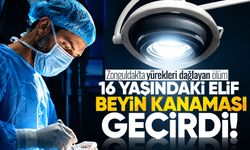 Zonguldak'ta yürekleri dağlayan ölüm: 16 yaşındaki Elif beyin kanaması geçirdi