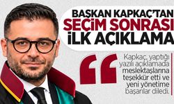 Başkan Türker Kapkaç'tan seçim sonrası açıklama