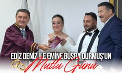 Ediz Deniz ile Emine Büşra Durmuş’un mutlu günü