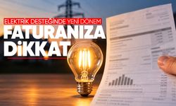 Elektrik faturasında yeni dönem: Faturanıza dikkat !