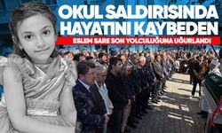 Okul saldırısında hayatını kaybeden Eslem Sare, Bartın’da toprağa verildi