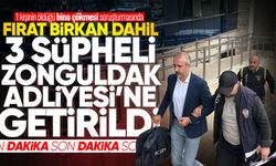 Kadırga soruşturmasında Fırat Birkan dahil 3 şüpheli Zonguldak Adliyesi'ne getirildi