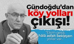 Gündoğdu’dan köy yolları çıkışı: "Ekim geldi, hâlâ asfalt bekleyen yollar var"