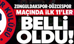 Zonguldakspor-Düzcespor derbisinde ilk 11’ler belli oldu