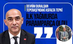 Devrim Dural’dan Tepebaşı’ndaki asfalta tepki: “İlk yağmurda paramparça oldu”