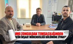 İMO Zonguldak Temsilciliği’nden BEÜN İnşaat Mühendisliği Bölümü’ne ziyaret