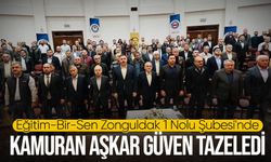 Eğitim-Bir-Sen Zonguldak 1 Nolu Şubesi'nde Kamuran Aşkar güven tazeledi