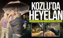 Kozlu’da yağışın ardından gece yarısı heyelan: Ekipler seferber oldu