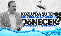 Kozlu’da su temini ne zaman normale dönecek? Başkan Dökmeci açıkladı