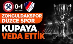 Zonguldakspor kupaya veda etti