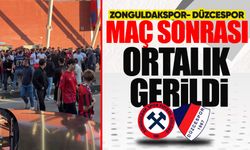 Zonguldakspor maçının ardından tansiyon yükseldi