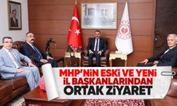 MHP’nin eski ve yeni il başkanından ortak ziyaret