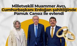 Muammer Avcı, Cumhurbaşkanı Erdoğan şahitliğinde Pamuk Cansız ile evlendi