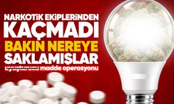 Narkotik ekiplerinden kaçmadı bakın nereye saklamışlar