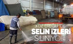 Kdz.Ereğli’de selin izleri siliniyor