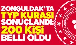 Zonguldak’ta TYP kurası sonuçlandı: 200 kişi belli oldu