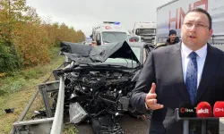 Belediye Başkanvekili feci kazada hayatını kaybetti