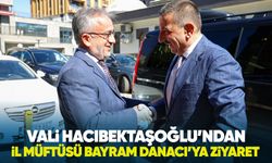 Vali Hacıbektaşoğlu’ndan İl Müftüsü Bayram Danacı’ya ziyaret