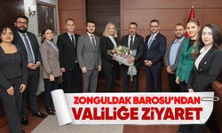 Zonguldak Barosu’nun yeni yönetiminden Vali Hacıbektaşoğlu’na ziyaret