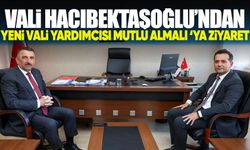 Vali Hacıbektaşoğlu’ndan yeni Vali Yardımcısı Mutlu Almalı’ya ziyaret