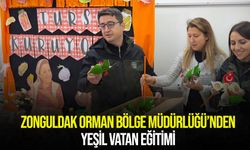 Zonguldak Orman Bölge Müdürlüğünden minik öğrencilere Yeşil Vatan eğitimi