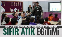 Zonguldak Belediyesi'nden ilkokul öğrencilerine sıfır atık eğitimi