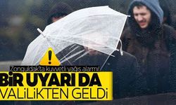 Zonguldak Valiliği'nden kuvvetli yağış uyarısı!