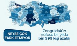 Zonguldak’ın nüfusu bir yılda bin 599 kişi azaldı