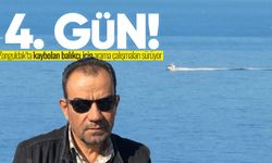 Zonguldak’ta kaybolan balıkçı için arama çalışmaları 4. gününde sürüyor