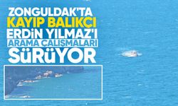Zonguldak'ta kayıp balıkçı Erdin Yılmaz'ı arama çalışmaları sürüyor