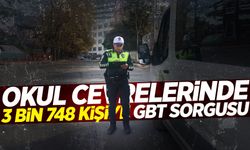 Zonguldak'ta okul çevrelerinde 3 bin 748 kişiye GBT sorgusu