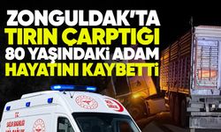Zonguldak'ta tırın çarptığı 80 yaşındaki adam hayatını kaybetti