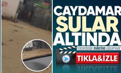 Çaydamar'da yollar göle döndü! Vatandaşlar evlerine ulaşamıyor