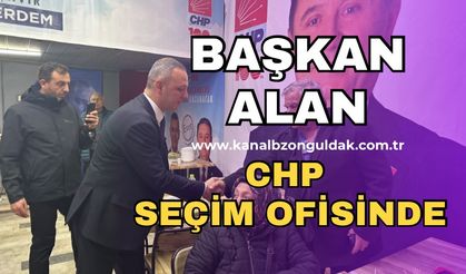 Başkan Alan, CHP’nin seçim bürosunu ziyaret etti