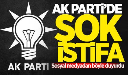 AK Parti'de şok istifa: Gençlik Kolları Başkanı görevini bıraktı!