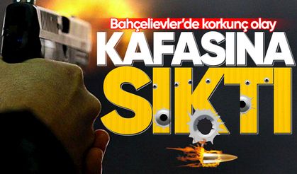 Bahçelievler'de korkunç olay: Kafasına sıktı!