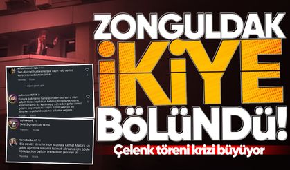Zonguldak ikiye bölündü: Çelenk töreni krizi büyüyor!
