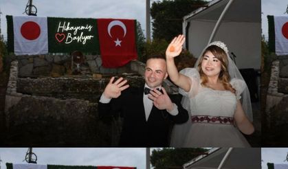 Japon Gelin Geldi; Hiroe ve İsa Bozak Çifti Dünya Evine Girdi