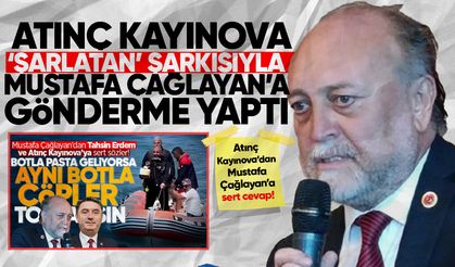 Atınç Kayınova’dan Çağlayan’a sert cevap: ”Aç davayı hodri meydan!”