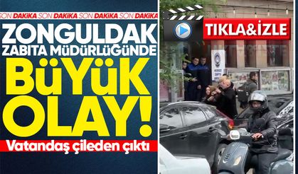 Zonguldak Zabıta Müdürlüğünde olay: Ekipler müdahale etti!