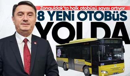 Zonguldak’ta ulaşıma 8 yeni halk otobüsü geliyor