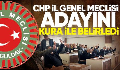 CHP İl Genel Meclisi adayını kura ile belirledi