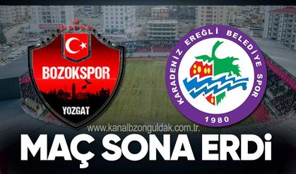 Maç sona erdi
