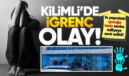 Kilimli’de iğrenç olay: 14 yaşındaki çocuğa t*ciz zanlısı adliyeye sevk edildi!